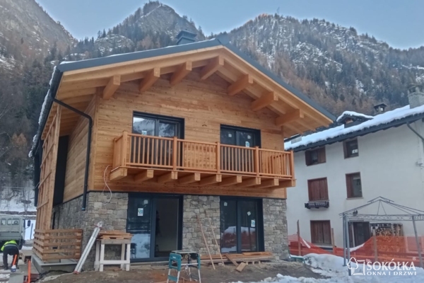 Dom w górach - styl Alpejski