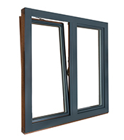 okno drewniano-aluminiowe Thermo80 Alu